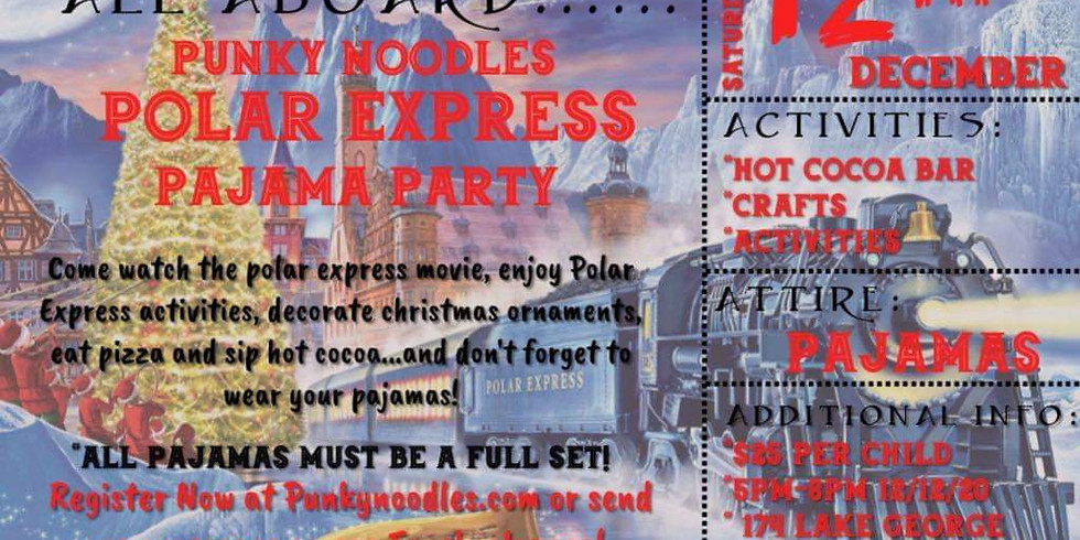 Polar Express Pajama Party