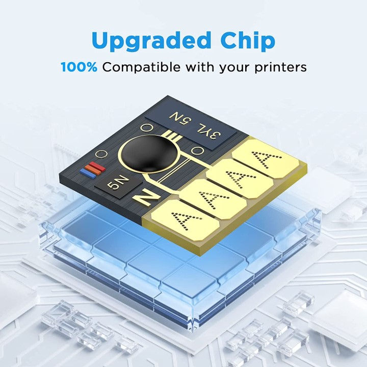 Thumbnail: 902XL 5 Pack High Yield Upgraded Ink Cartridges Replacement for HP 902 XL 902XL