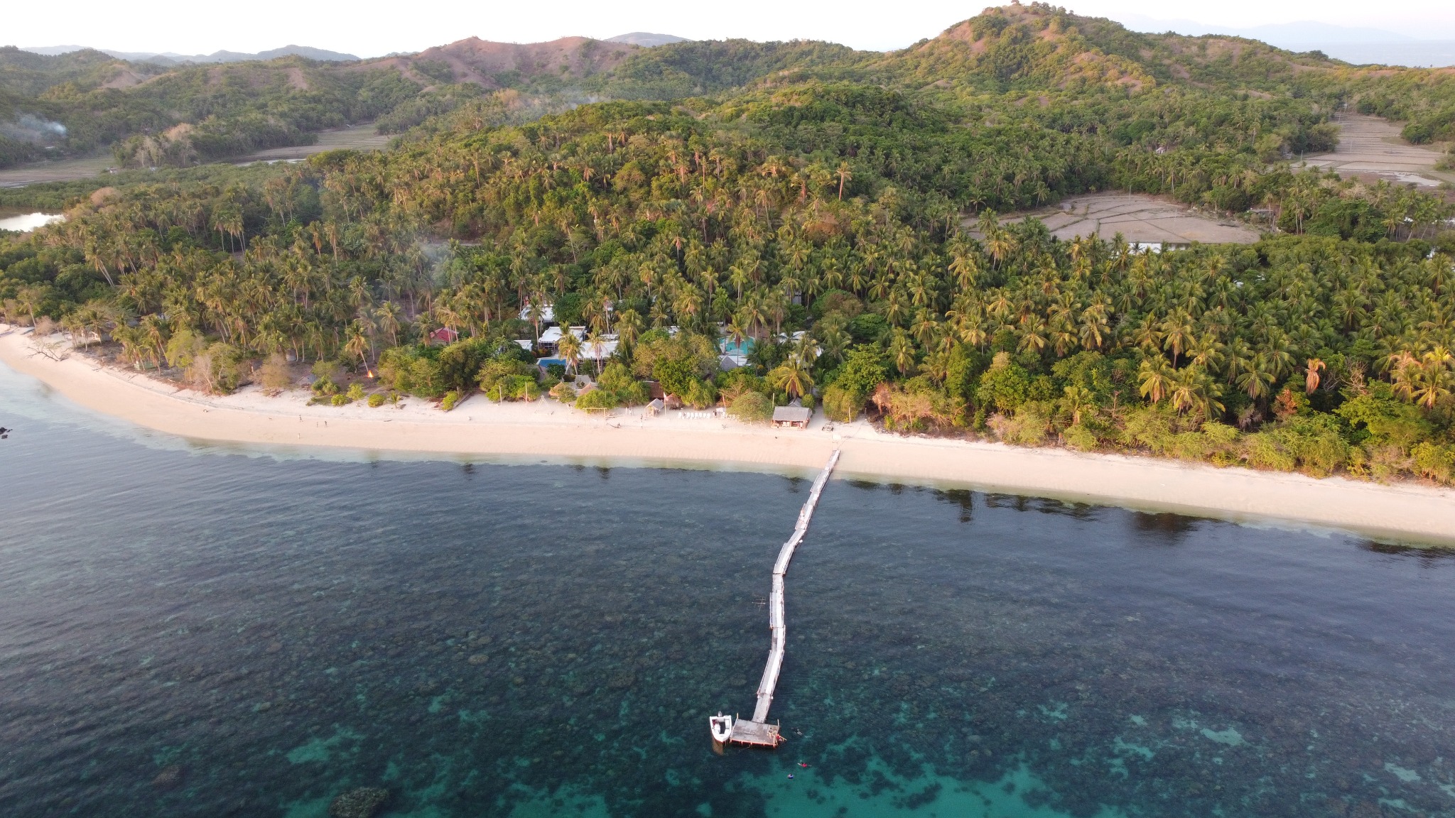 Pili Beach Resort on the coast of Tablas Island