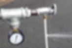 Fig. 2 - Water leak from supply line; the flow control system would shut off the water supply if the flow rate setting is exceeded for the specified time period.