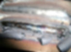 Slag Chipped Off