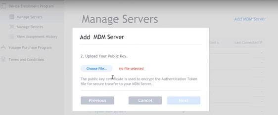 mCloud Apple Device Enrollment Anleitung