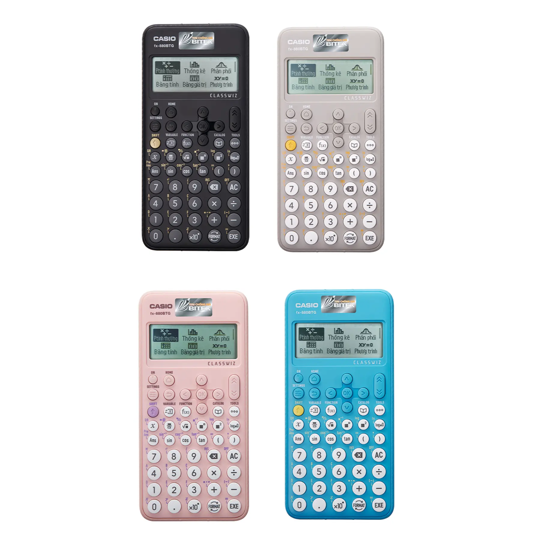 Máy Tính CASIO FX-880BTG Các Màu