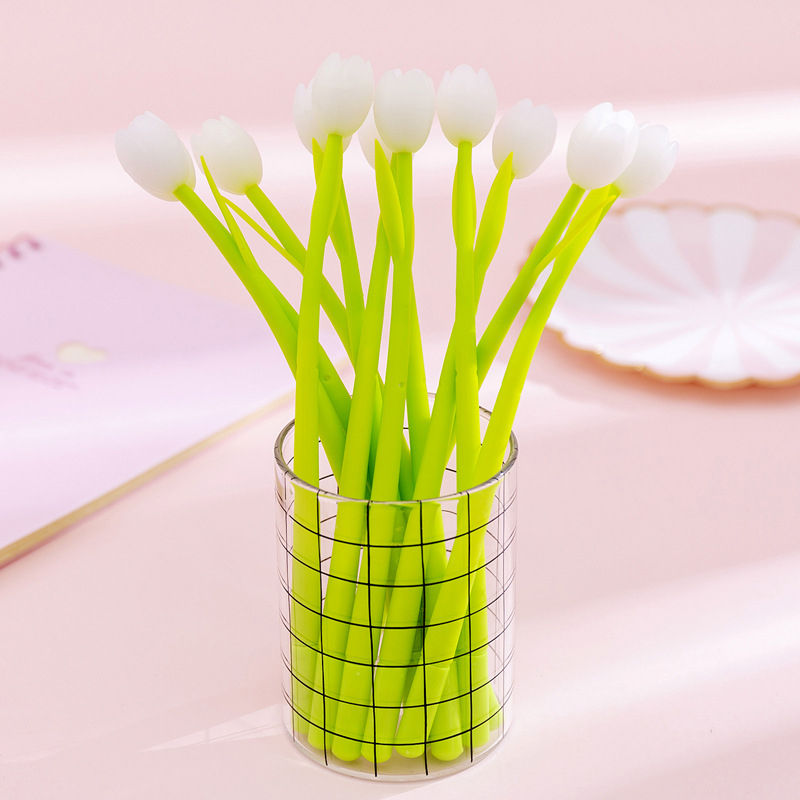 Hình thu nhỏ: Bút Bi hoa tulip đổi màu ngòi bút 0.5mm bút hoa tulip đổi màu dưới nắng dễ thươn