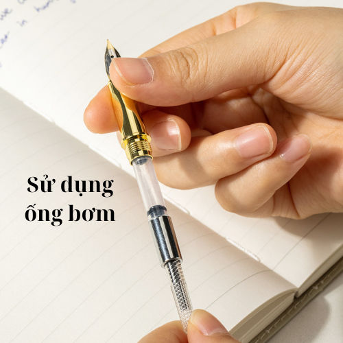 Hình thu nhỏ: Bút máy học sinh nét thanh nét đậm 3Deli