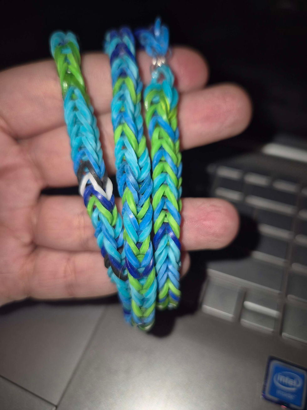 Thumbnail: Bright colour loomband 