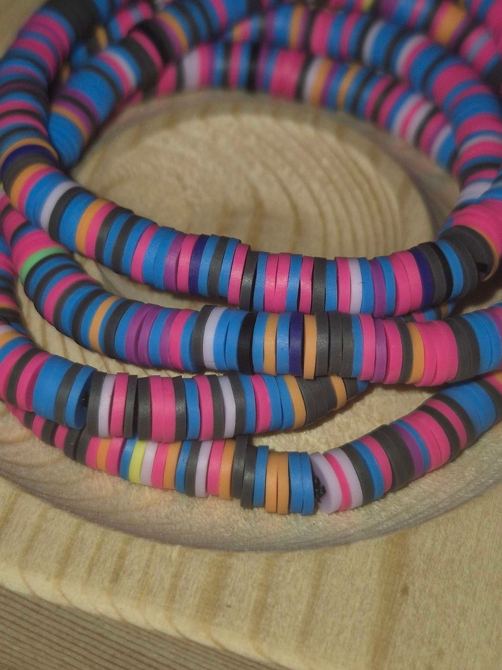 Thumbnail: Mixed polymer clay breaclet 