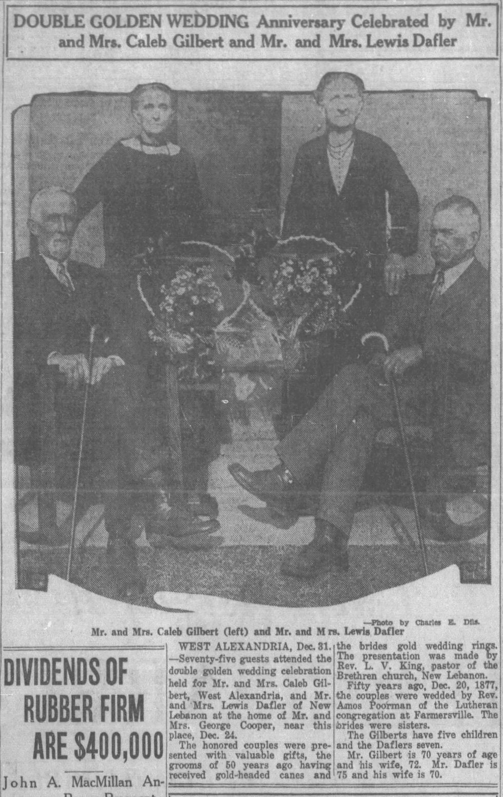 From the Jan. 1, 1928 Dayton Daily News.