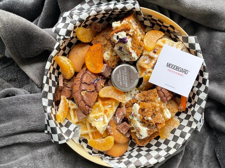 Arranged Food and Objects