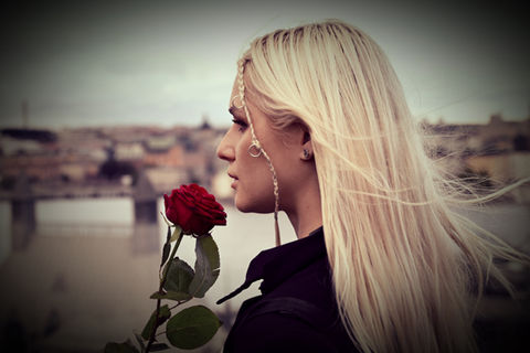 Blonde Woman Portraits