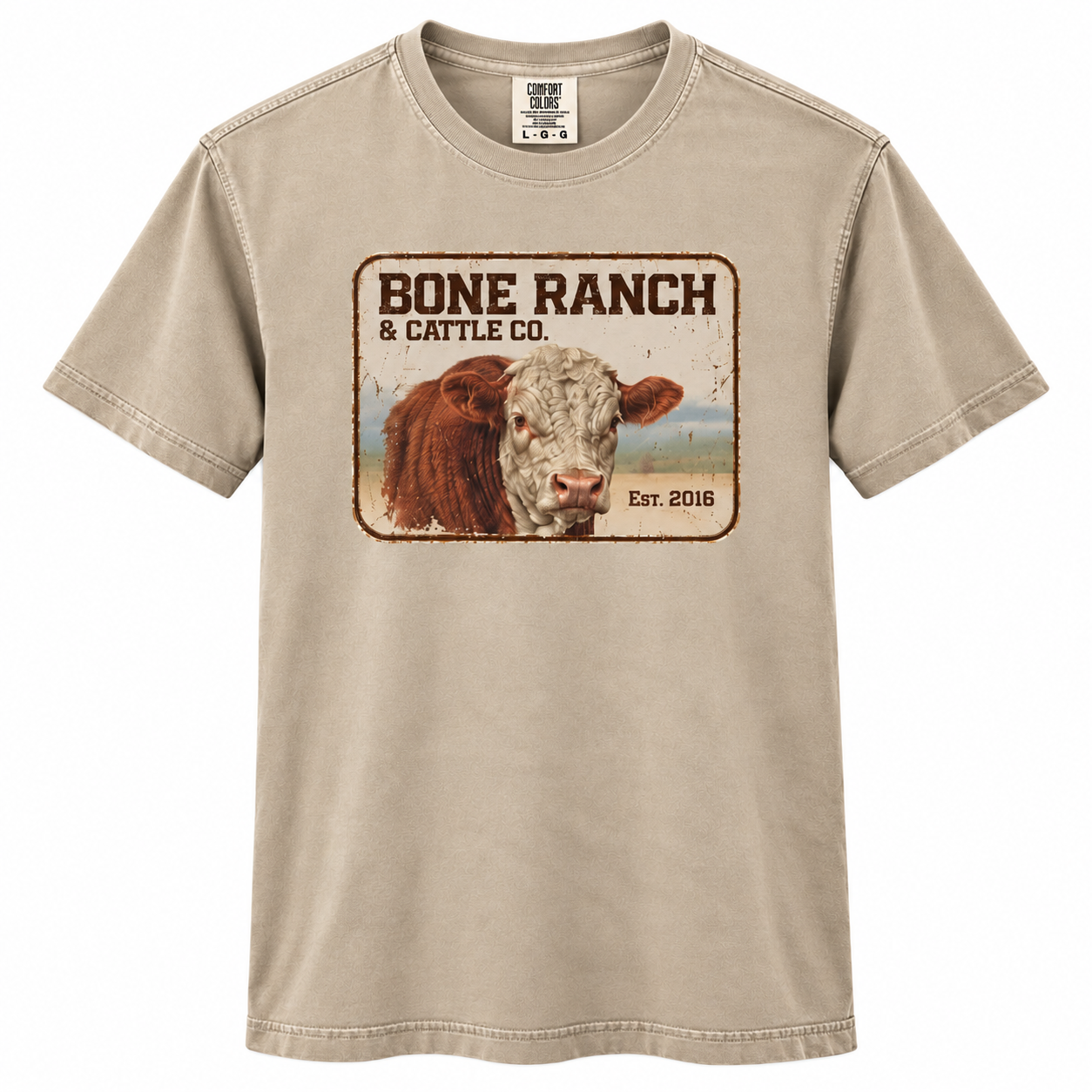 "The Sturgis" - Graphic T-Shirt (Sandstone)