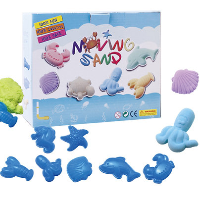 New Summer Outdoor DIY Toy 1000g Play Sand With Animal Models Newest Magic Sand