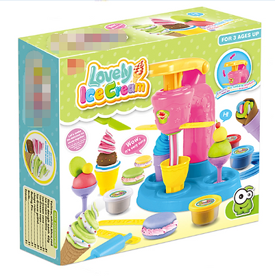 Eco-Friendly Clay Children Education Intelligent Ice Cream Set
