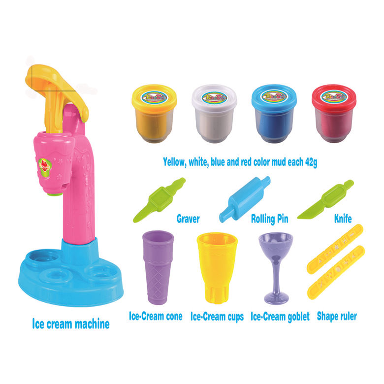 Thumbnail: Eco-Friendly Clay Children Education Intelligent Ice Cream Set