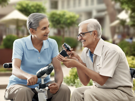 Diabetes and Retinopathy Awareness Campaign at Manop Old Age Home