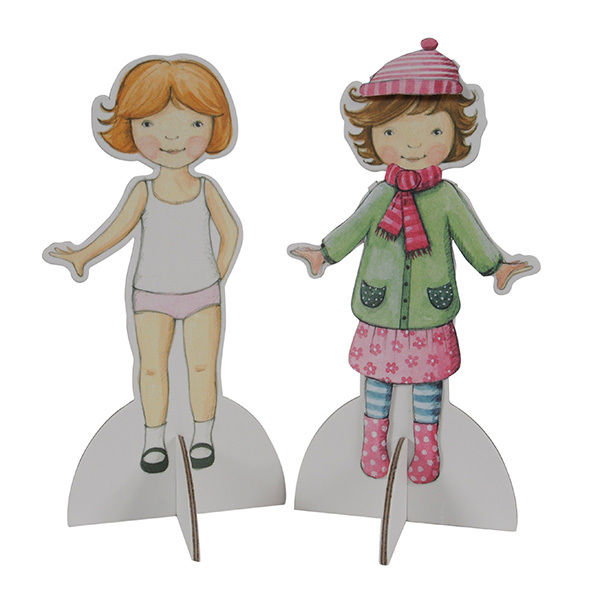 Thumbnail: Paper Dolls Kit - Vintage - Tiger Tribe