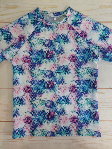 Rash Swim Top Lotus and Chevrons Size 7 | The Faraway Tree Cha