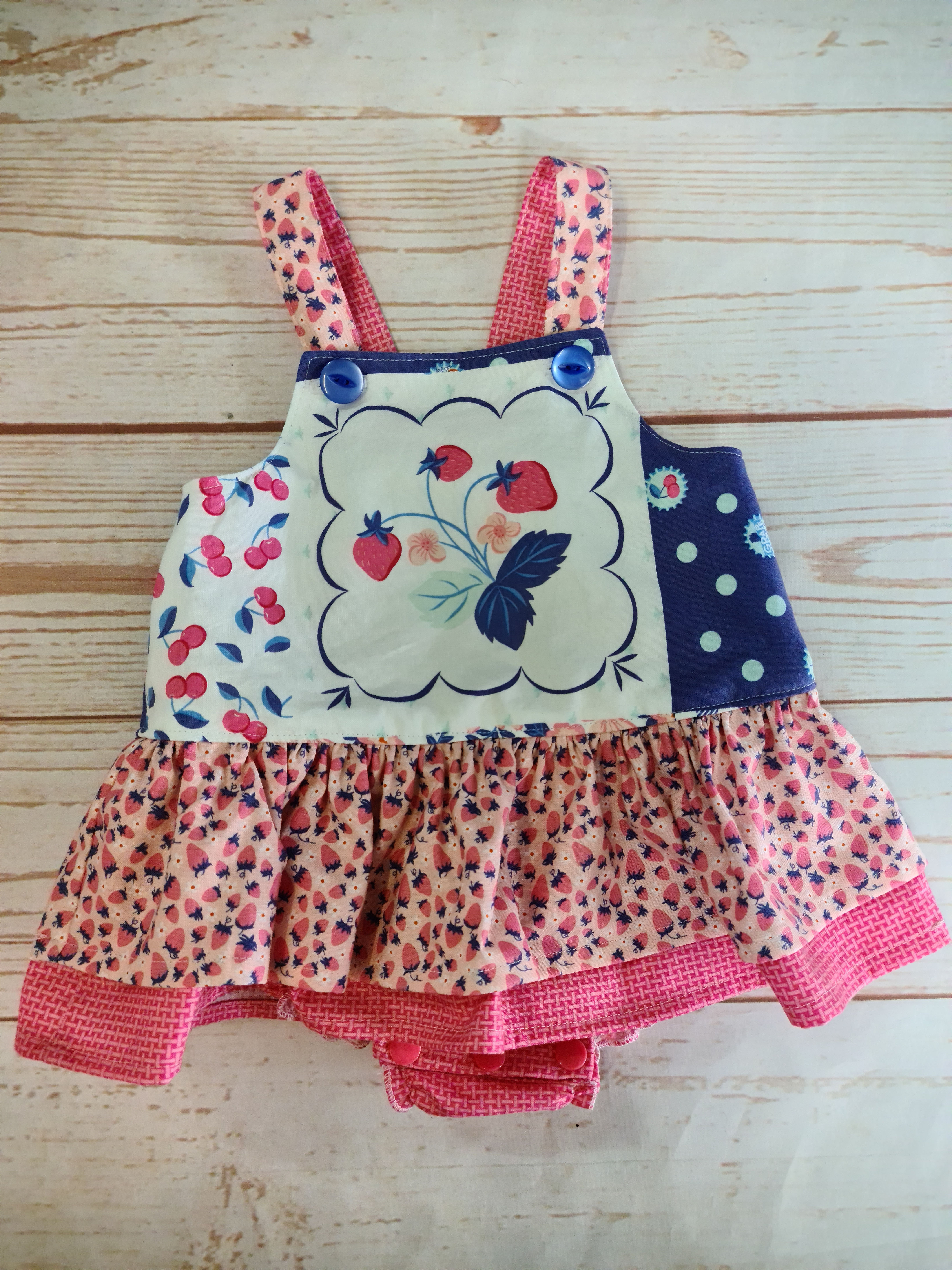 Sadie Romper Summer Picnic Size 0