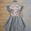 Thumbnail: Willow Dress Sage Gingham with Floral Size 4