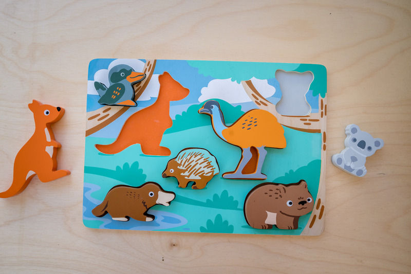 Thumbnail: Australian Animal Shape Puzzle