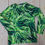 Thumbnail: Lime Palms Long Sleeved Rash Top and Shorties Set