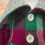 Thumbnail: Audrey Jacket Magenta and Green Wool with Flannel Floral Size 4