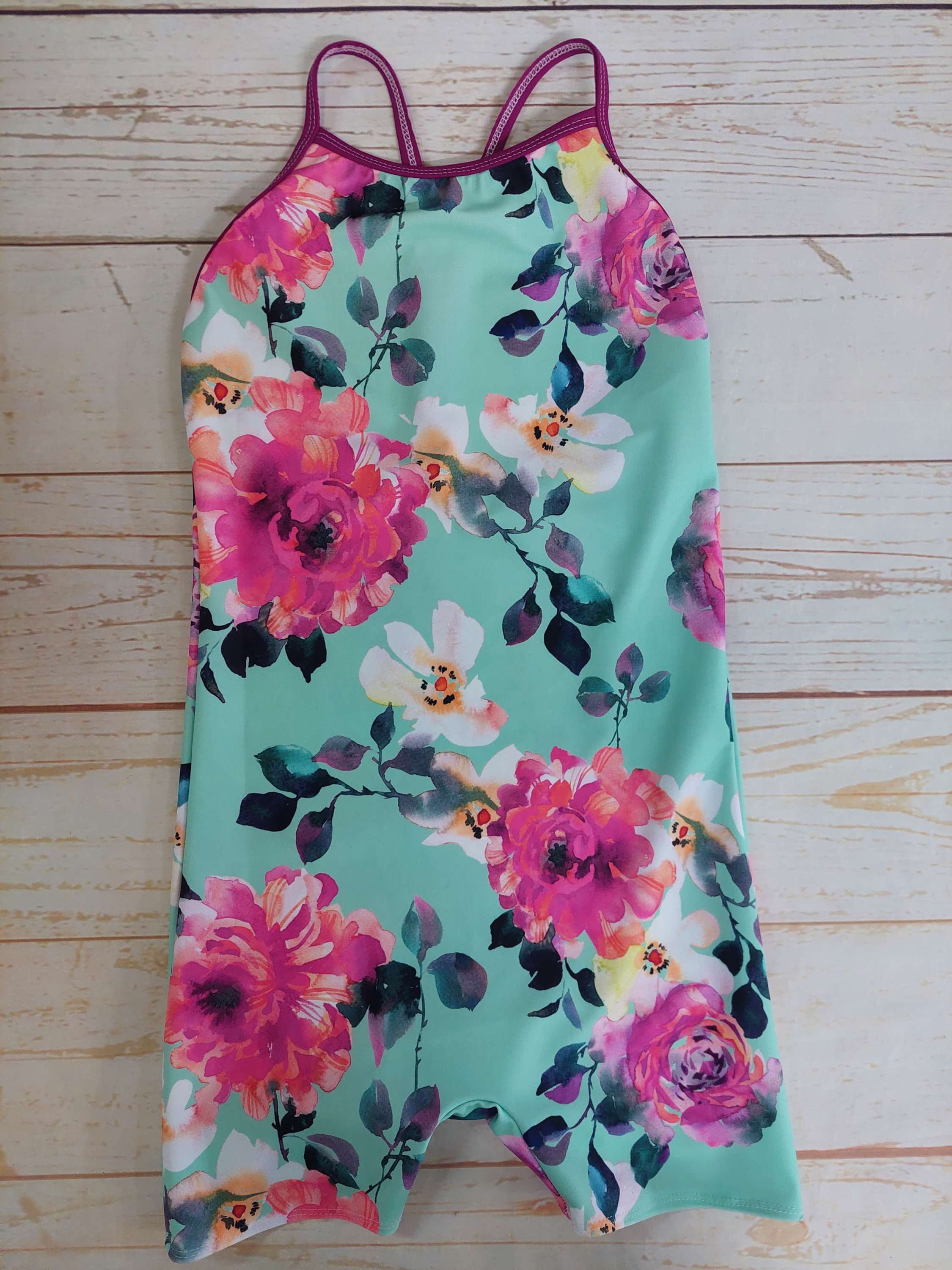 Boyleg Toggers Mint Floral Size 10