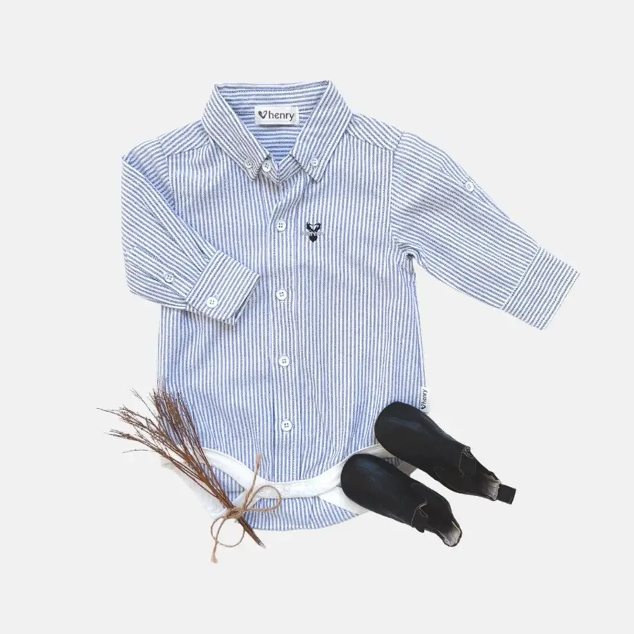 Thumbnail: Love Henry Baby Shirt Romper