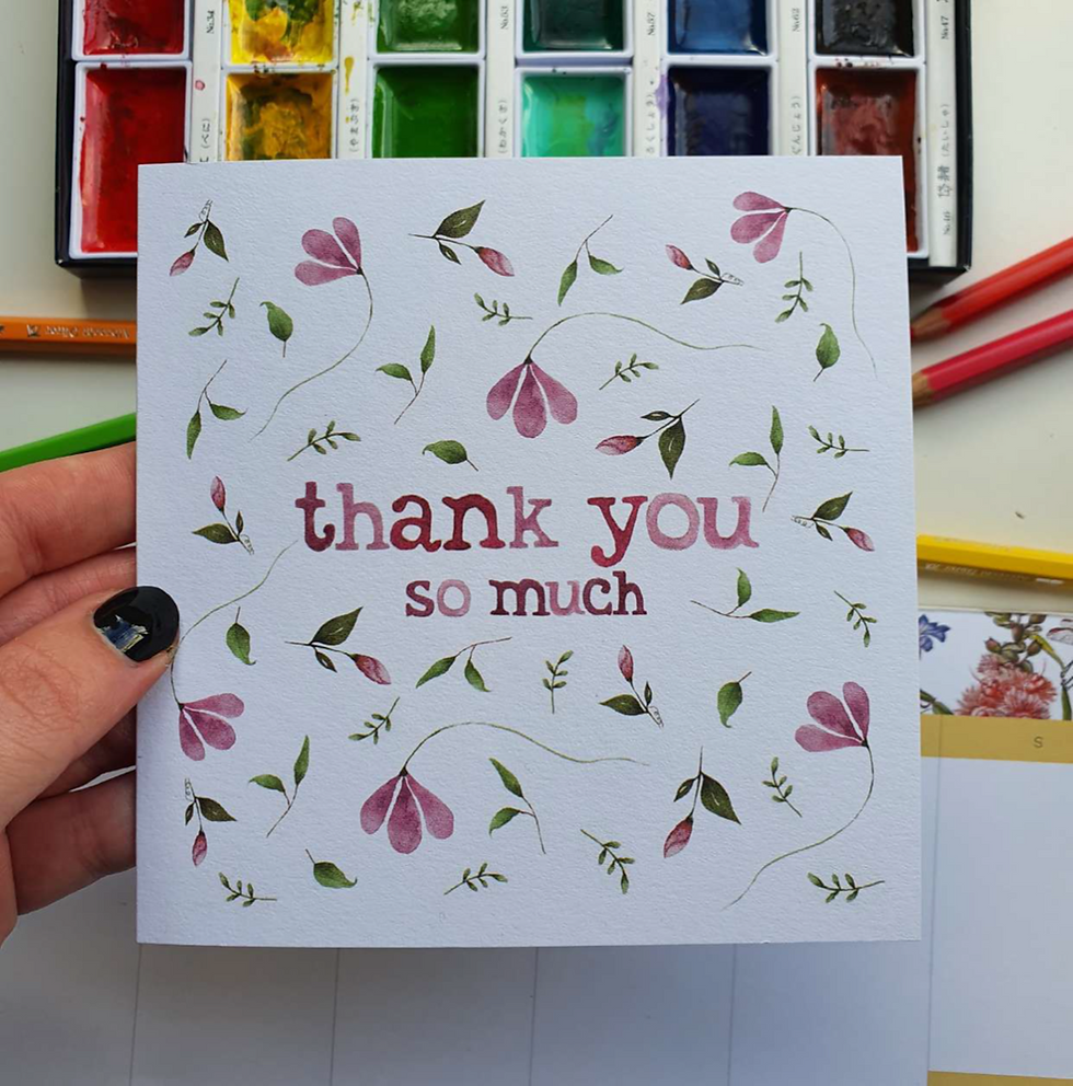 Thumbnail: Forest and Fig Greeting Card