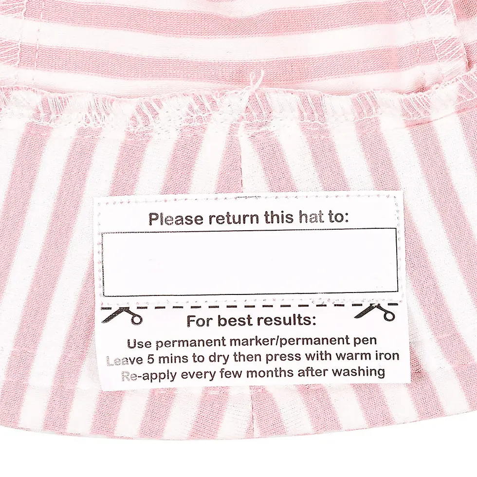 Thumbnail: Toddler Bucket Sun Hat - Pink Stripe - Bedhead