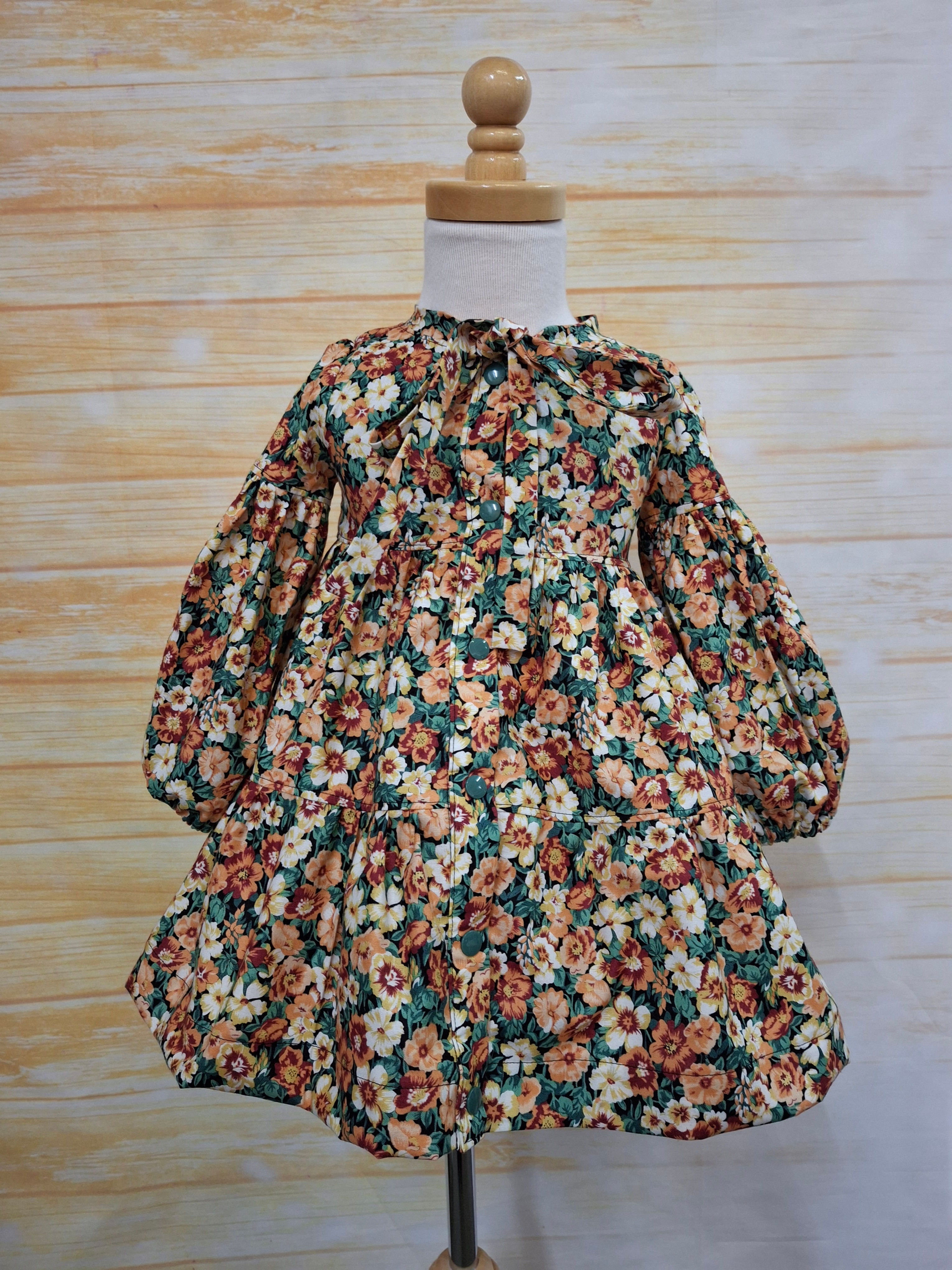 Vivienne Dress Deep Autumn Liberty Size 2