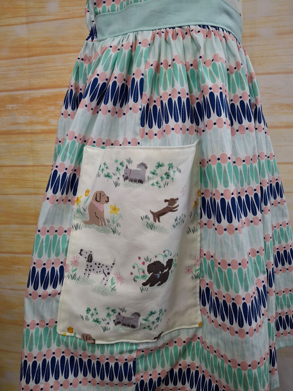 Thumbnail: Heidi Dress Cute Dogs Size 10