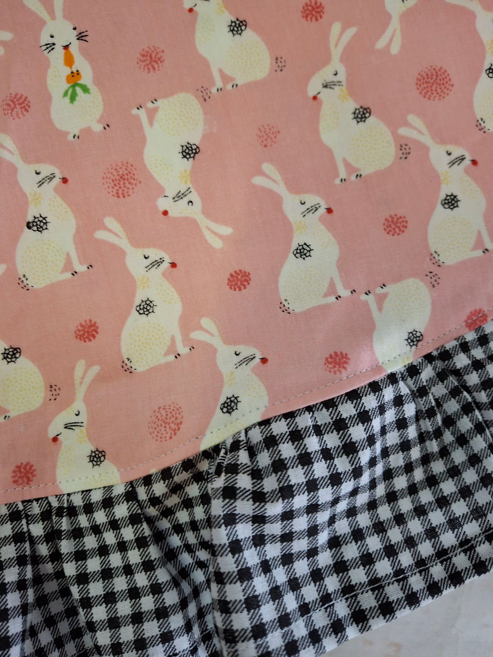 Thumbnail: Poppy Dress Pink Rabbits Size 2