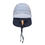 Thumbnail: 'Lounger' Baby Reversible Sun Hat- Charlie/Indigo