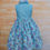 Thumbnail: Jane Dress Blue Checks and Fun Floral Size 3