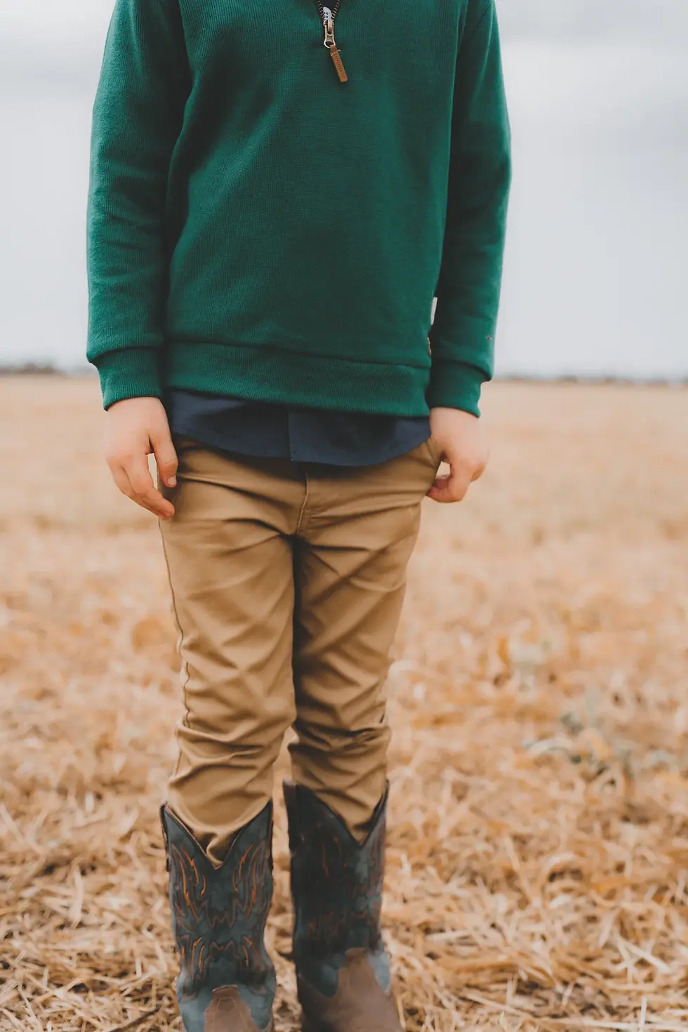 Thumbnail: Love Henry Boys Chino Pants Taupe