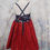 Thumbnail: Kirra Dress Hooning Santa Navy and Red Size 10