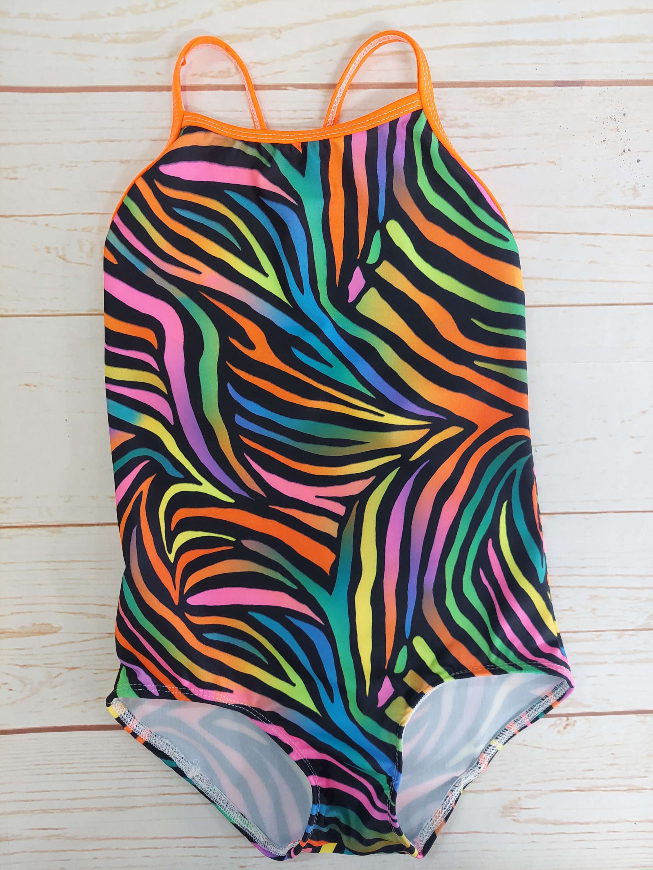 Toggers Pastel Rainbow Zebra Size 7