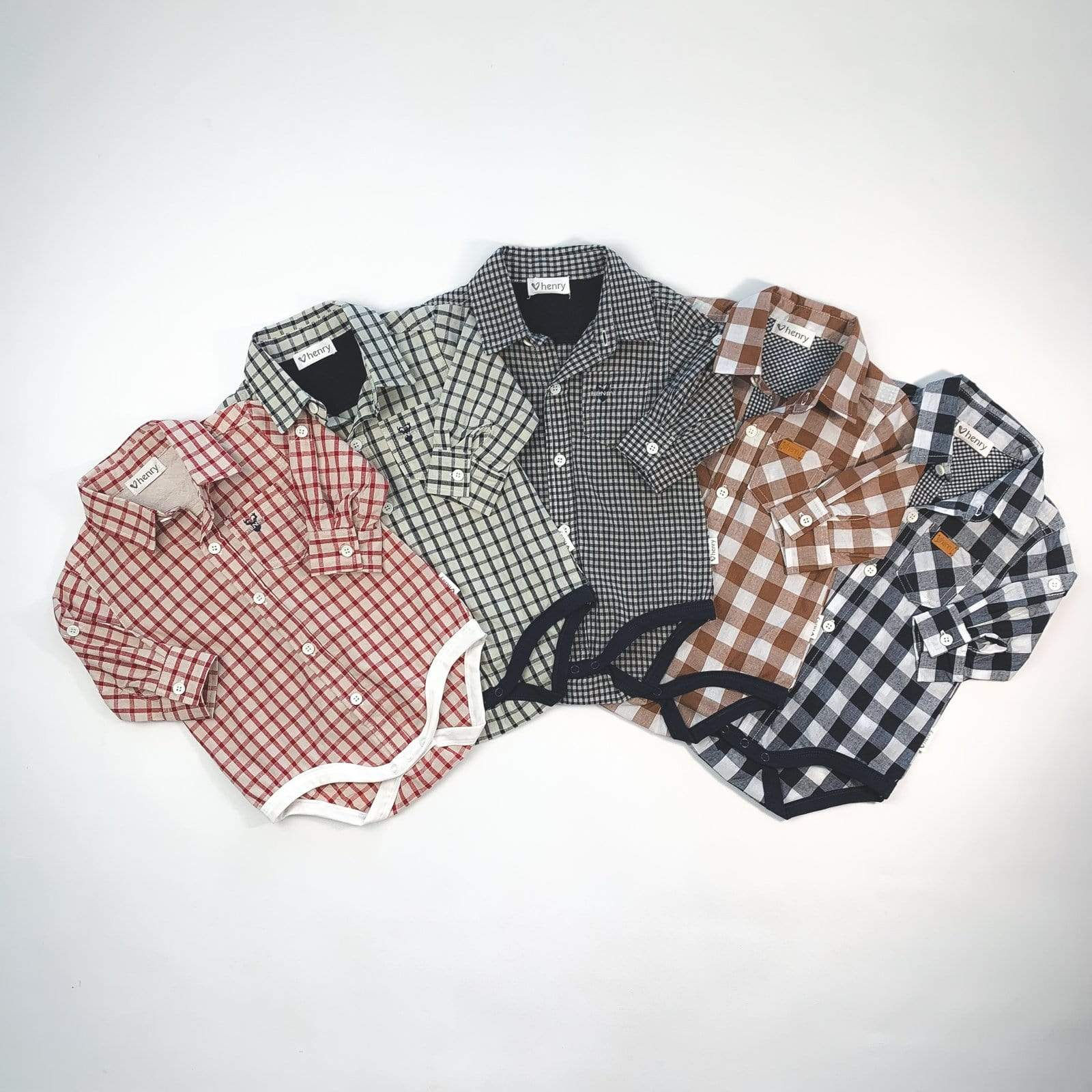 Love Henry Baby Shirt Romper