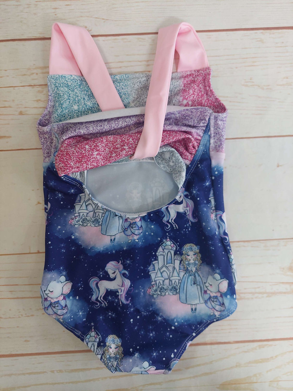 Thumbnail: Maggie Toggers Navy and Sparkles Princess Castle Size 4