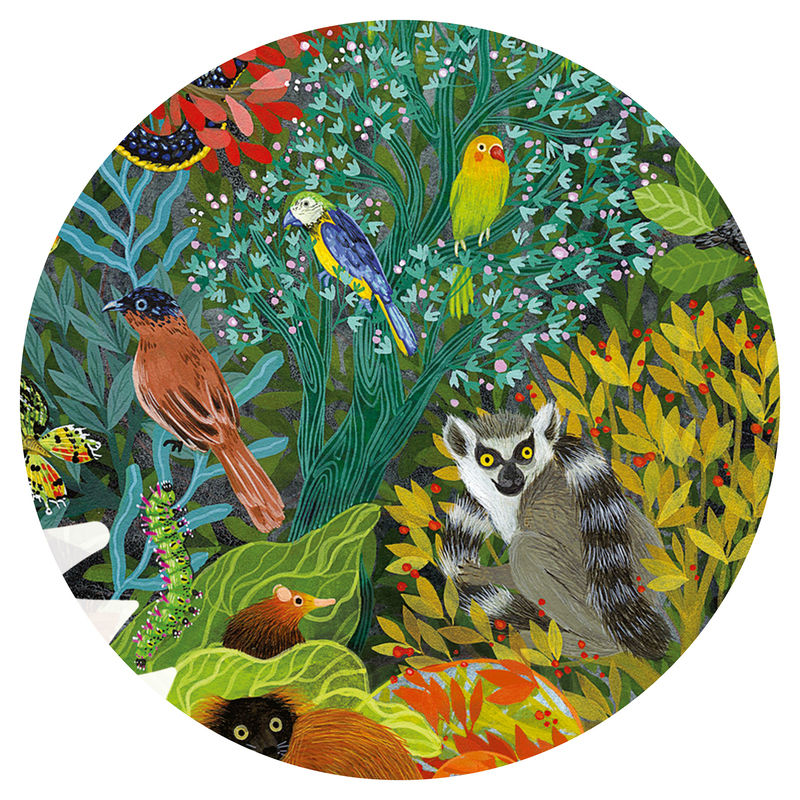 Thumbnail: Chameleon Shaped 150pc Art Puzzle