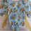 Thumbnail: Puff Sleeve Toggers Blue Stripe Lemons and Floral Size 5