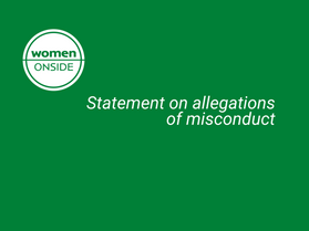 Statement on allegations of misconduct