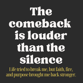 This isn’t just a comeback; it’s the start of the life I was meant to live.