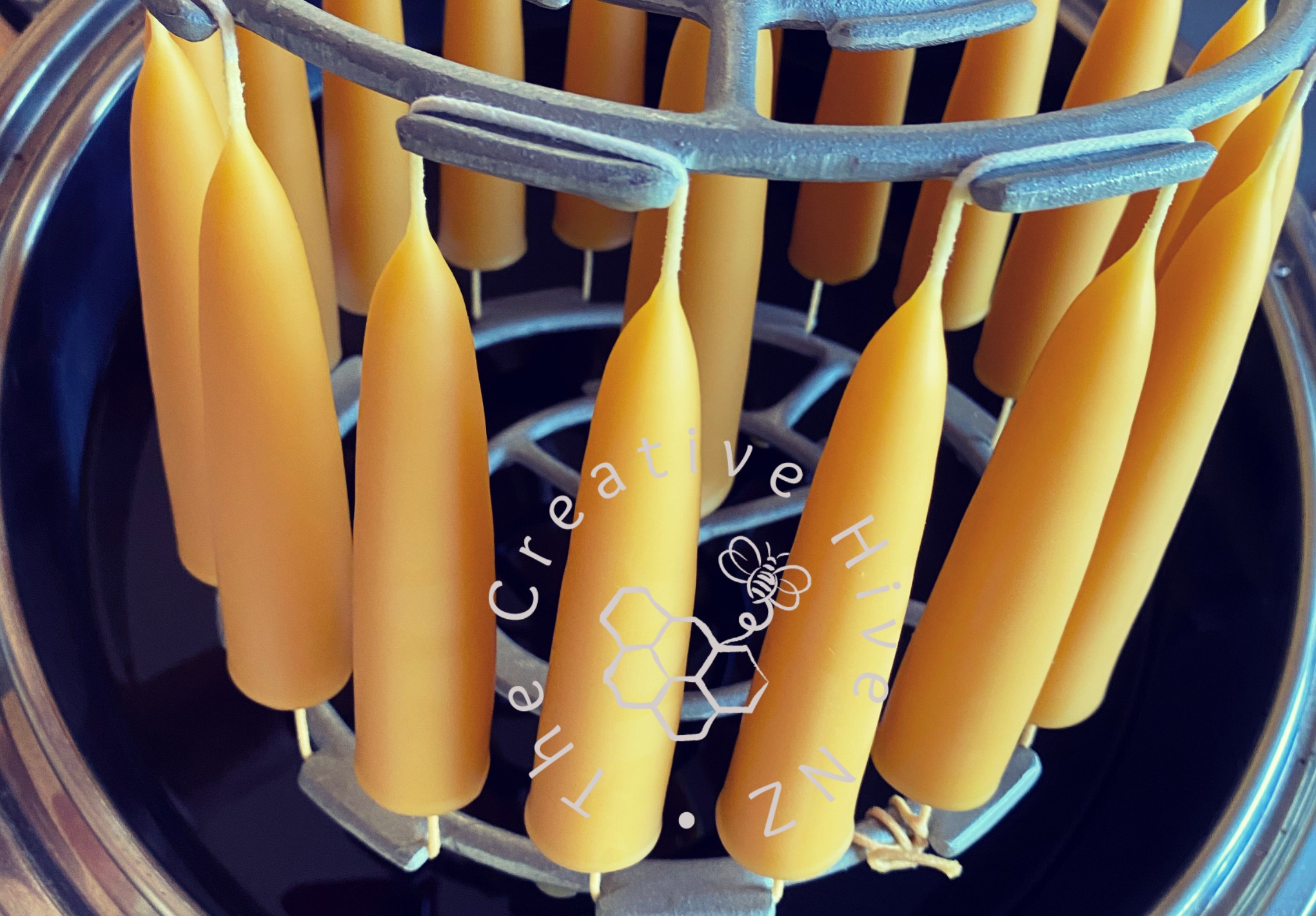 landscape candle in home setting