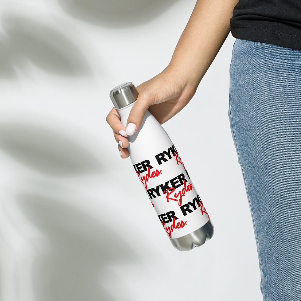Thumbnail: RED Ryker Rydes Stainless steel water bottle