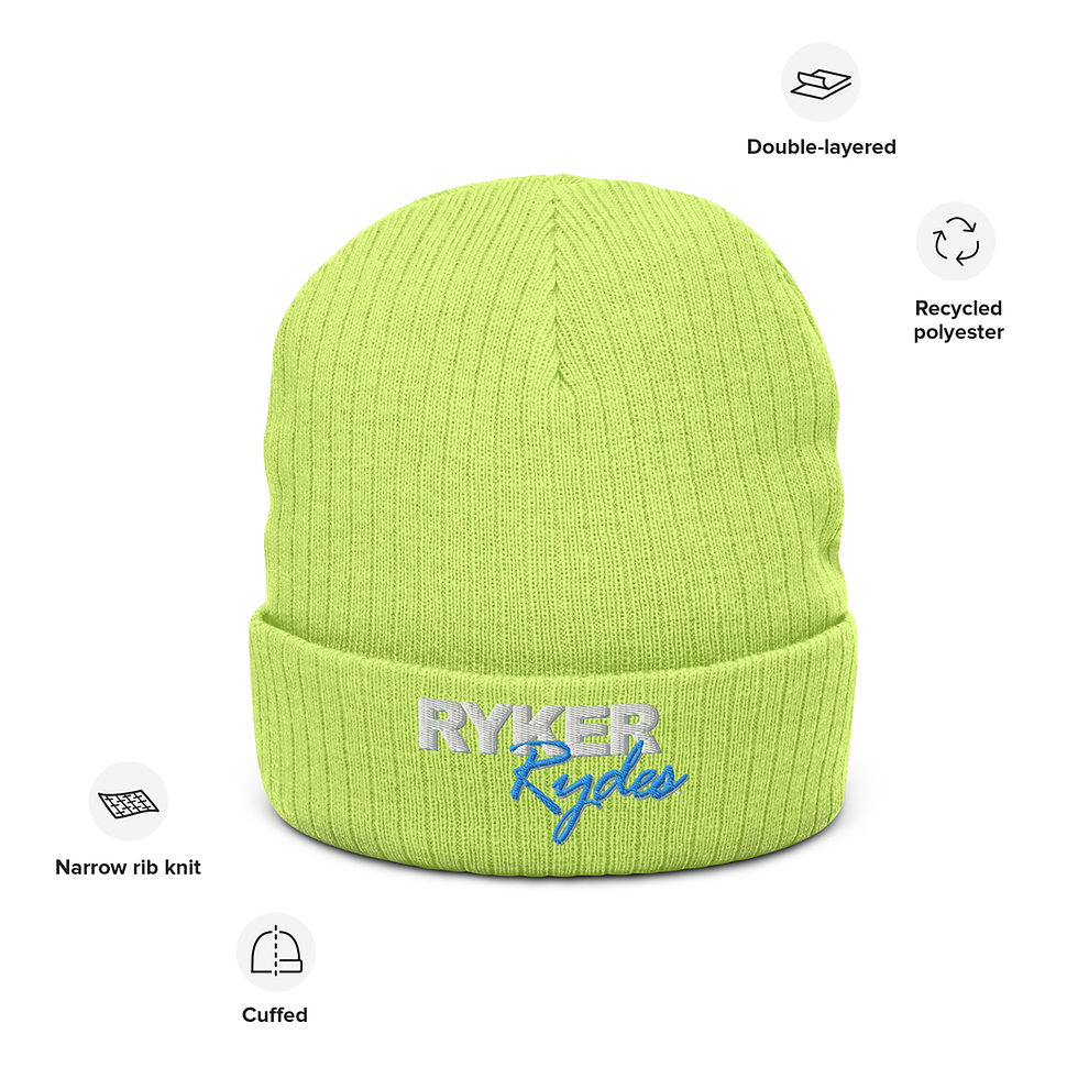 Thumbnail: RYKER Ribbed knit beanie