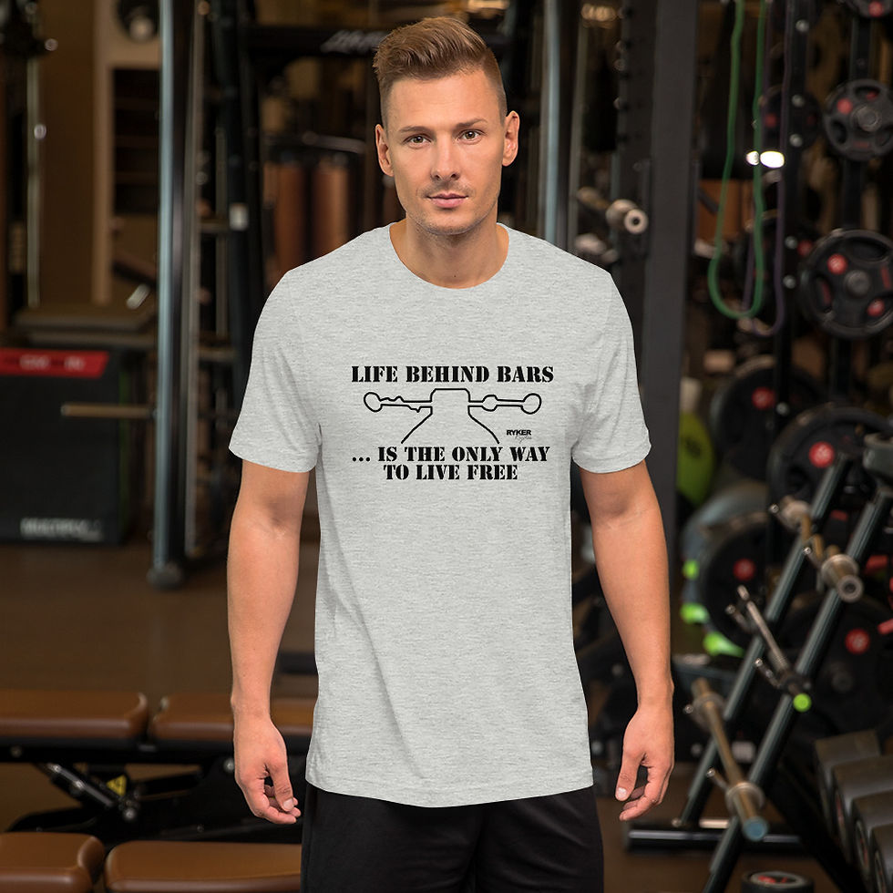 Thumbnail: Ryker Life Behind Bars Unisex t-shirt
