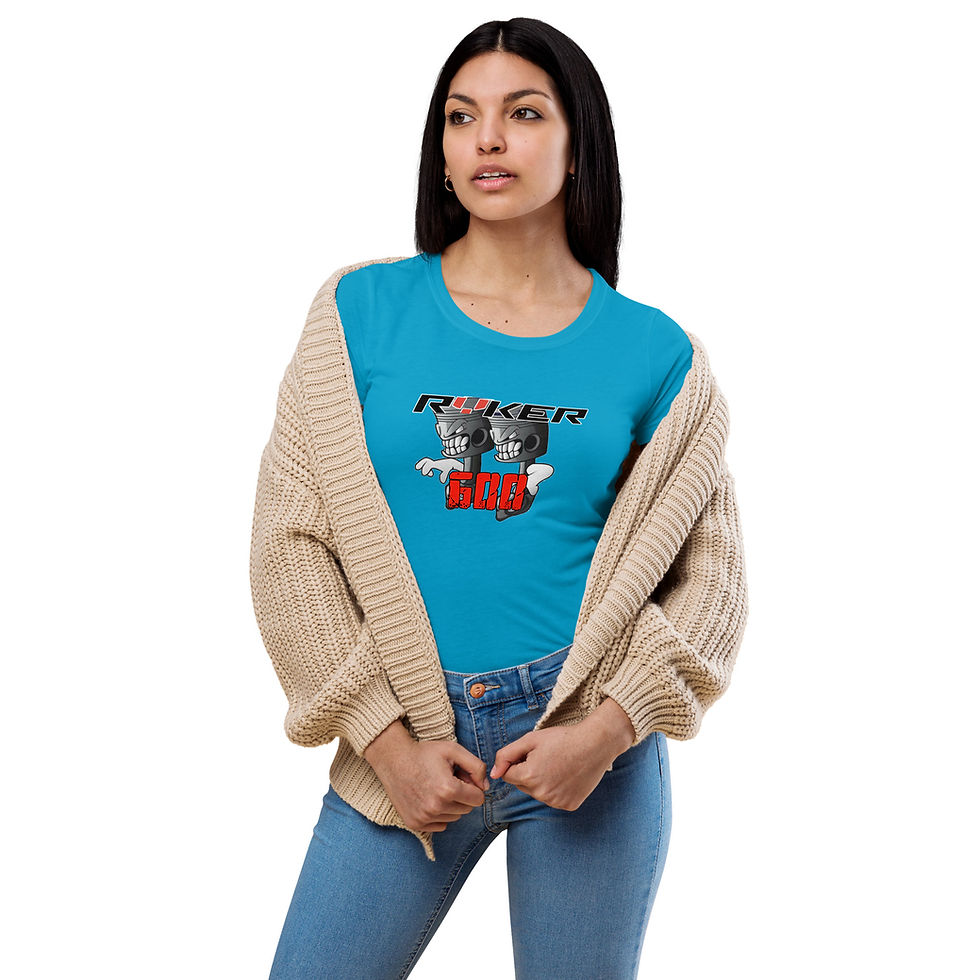 Thumbnail: Women’s fitted t-shirt Ryker 600 2 cylinders