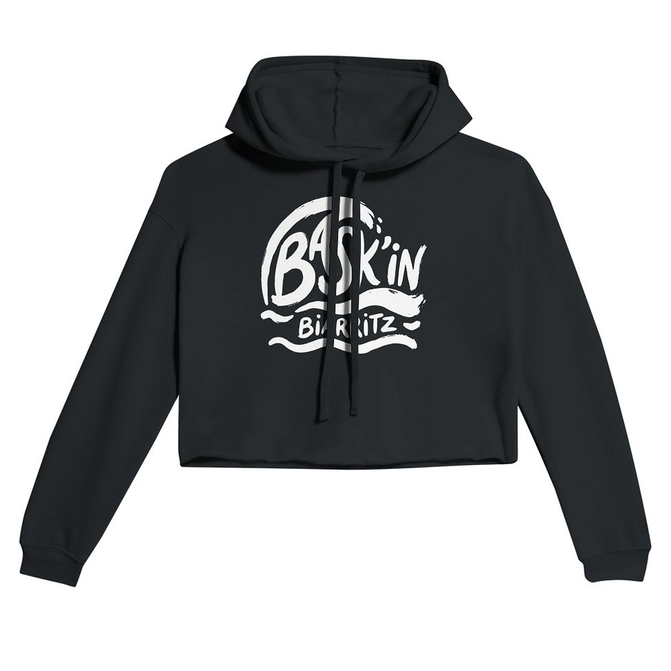 Miniature : BIARRITZ WAVE - HOODIE CROP TOP FEMME